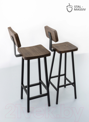 Стул барный Stal-Massiv HALLS-MS78