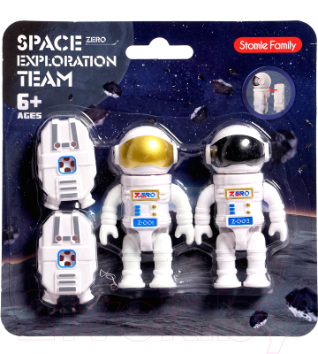 Набор фигурок игровых Sima-Land Астронавты K06 / 10112685