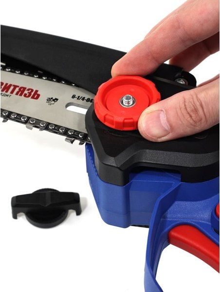 Пила цепная аккумуляторная ВИТЯЗЬ ПЦ-А-220-6 / 18032002-2 (с 2-мя АКБ и ЗУ)