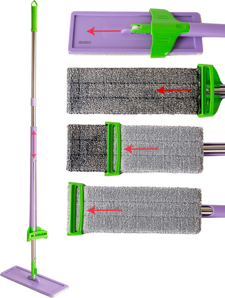 Швабра с отжимом Orion Home 1104