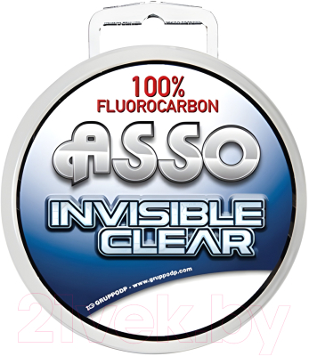 Леска флюорокарбоновая Asso Invisible Clear 100% Fluorocarbon 0.28мм - фото