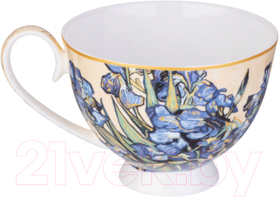 Чашка с блюдцем Lefard Ирисы / 104-1012