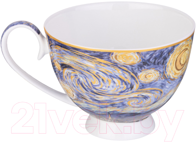 Чашка с блюдцем Lefard Звездная ночь / 104-1011