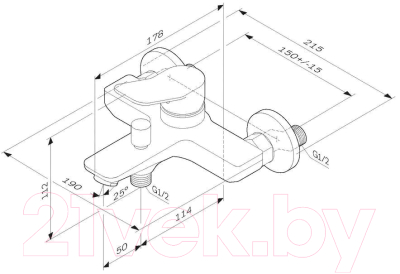 Смеситель AM.PM F88A10022
