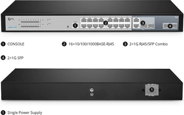 Коммутатор Cisco FS S3260-16T4FP