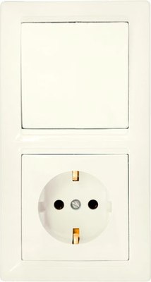 Блок выключатель+розетка Bylectrica Стиль В-РЦ-691 - фото