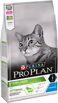 Корм для кошек Pro Plan Sterilised с кроликом - фото