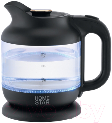Электрочайник HomeStar HS-1056 / 107840 (черный) - фото