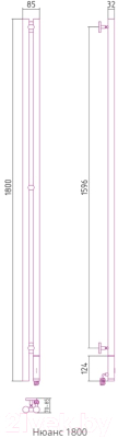Полотенцесушитель электрический Сунержа Нюанс 180 / 00-0543-1853