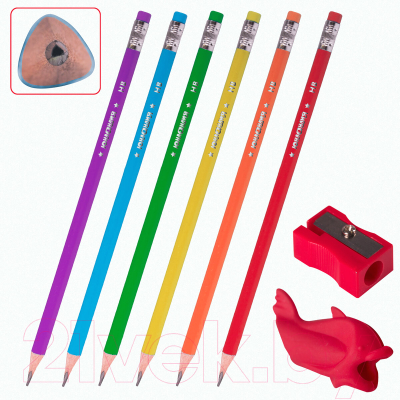 Набор простых карандашей Юнландия Юнландик На Море / 181784