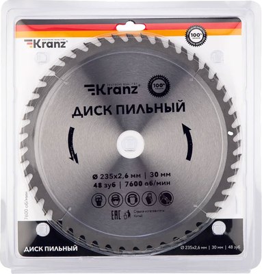 Пильный диск Kranz KR-92-0125