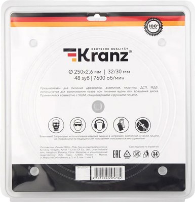 Пильный диск Kranz KR-92-0128