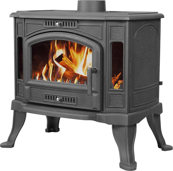 Печь-камин Везувий KZ-14 (антрацит) - фото