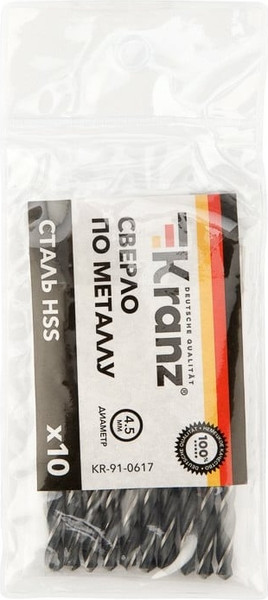 Набор сверл Kranz KR-91-0617