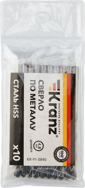 Набор сверл Kranz KR-91-0840