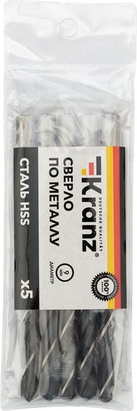 Набор сверл Kranz KR-91-0627