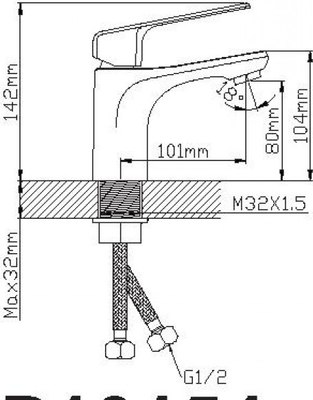 Смеситель Wisent WP10154