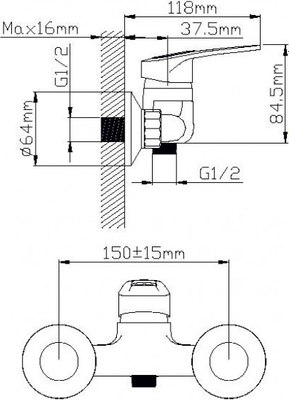 Смеситель Wisent W20212