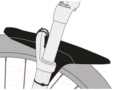 Крыло для велосипеда SKS Germany Flap Guard Dark / 11653