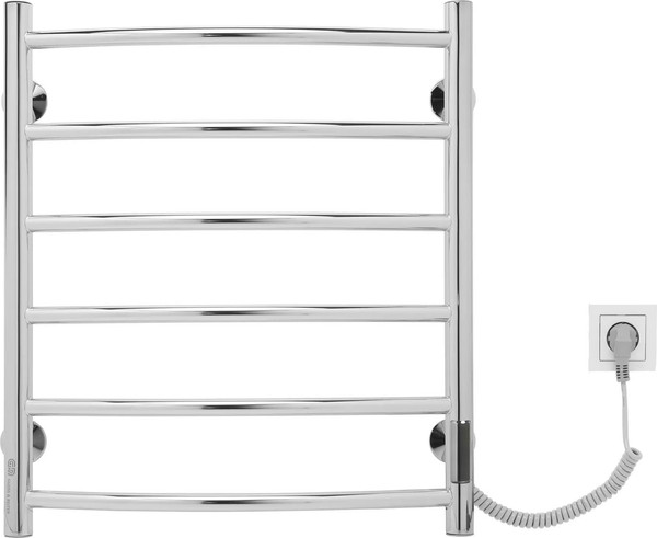 Полотенцесушитель электрический Gloss & Reiter Raduga Э2.Л.50х60.Д6(П)