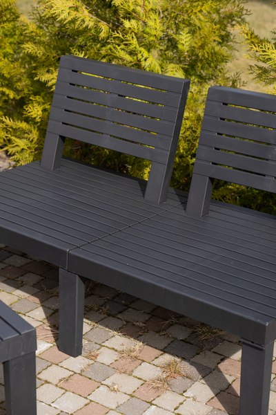 Комплект садовой мебели Ipae Progarden Molok / MOL05CCA (антрацит)