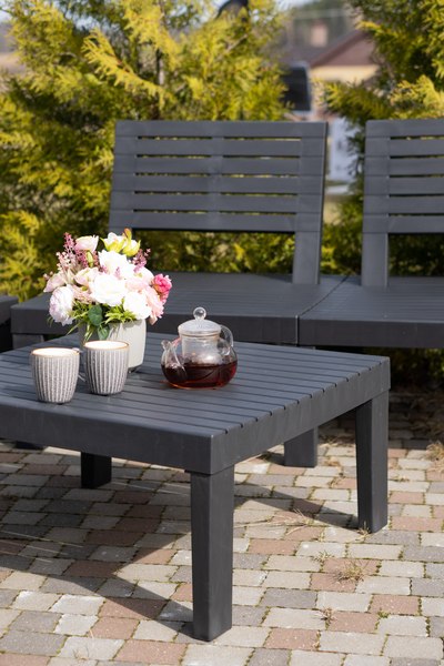 Комплект садовой мебели Ipae Progarden Molok / MOL05CCA (антрацит)