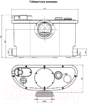 Канализационная установка Ватермакс Сантуал-100