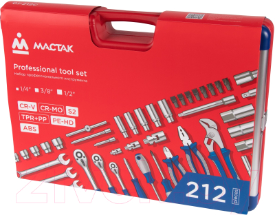 Универсальный набор инструментов Мастак 01-212C 
