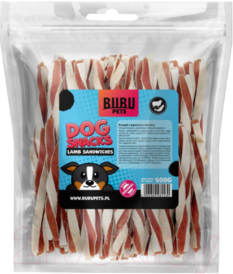 Лакомство для собак Bubu Pets Сэндвич с ягненком и треской / PS0025 - фото