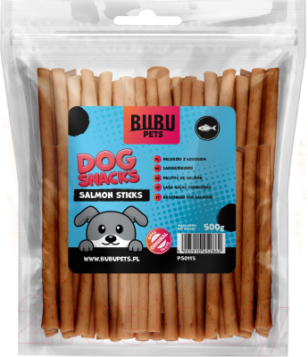 Лакомство для собак Bubu Pets Палочки с лососем / PS0115 - фото