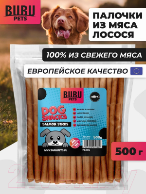 Лакомство для собак Bubu Pets Палочки с лососем / PS0115