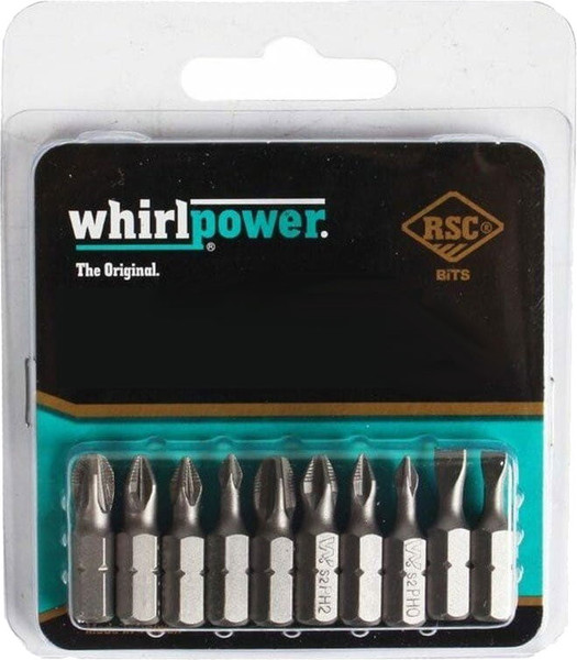 Набор бит WhirlPower PH/PZ/SL 25мм / 272050002 - фото