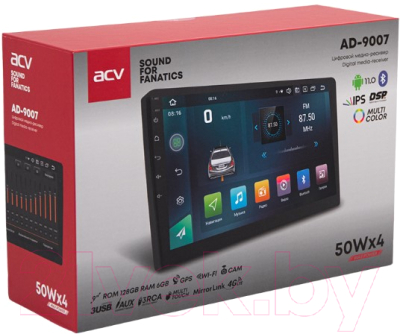 Бездисковая автомагнитола ACV AD-9007