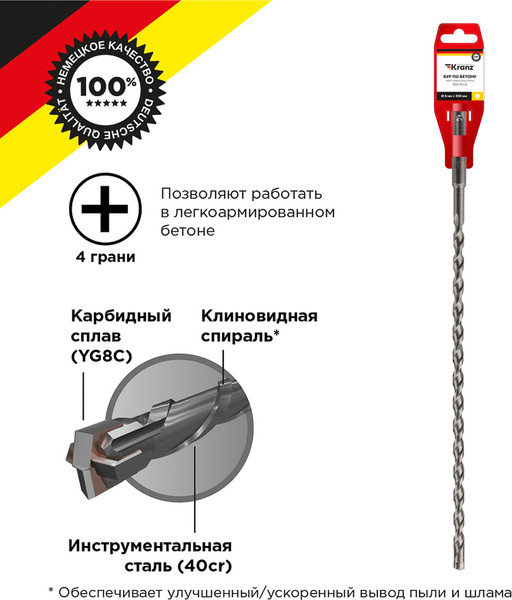 Бур Kranz KR-91-0839