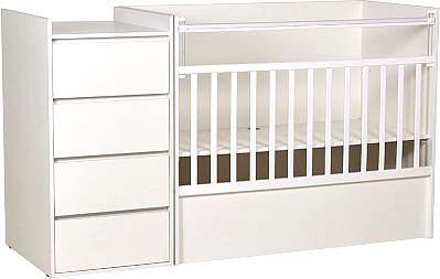 Детская кровать-трансформер Polini Kids Simple 1902 / 0002793.9