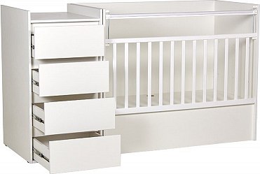 Детская кровать-трансформер Polini Kids Simple 1902 / 0002793.9