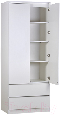 Шкаф Polini Kids Simple 1910 с ящиками / 0002798.9