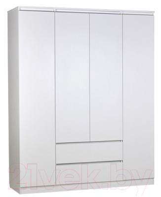 Шкаф Polini Kids Simple 1920 с ящиками / 0002800.9 - фото