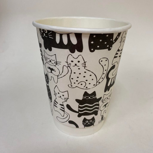 Набор бумажных стаканов Gecko Двухслойный 350мл