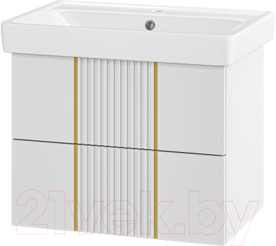 Тумба под умывальник Brevita Vega 70 / VEG-09070-0102Я - фото