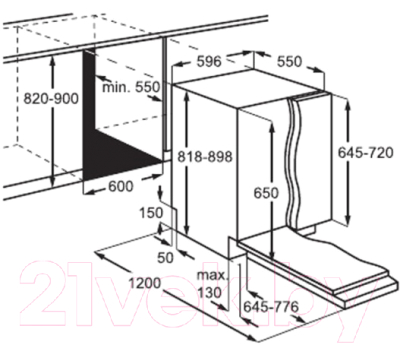Посудомоечная машина Electrolux EEQ47210L