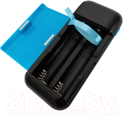 Зарядное устройство для аккумуляторов XTAR PB2S-Blue с USB кабелем