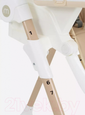Стульчик для кормления MOWbaby Honey New / MBH170 (Beige)