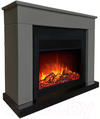 Каминокомплект Смолком Detroit Mb/Jup/Sym26 Moonblaze Deluxe-S Bl Lt - фото