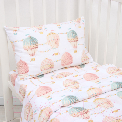 Комплект постельный для малышей Крошка Я Happy Moment / 10389466 - фото