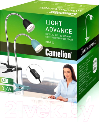 Настольная лампа Camelion KD-847 C03 / 014140