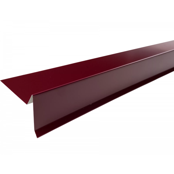 Планка торцевая Технониколь 75x25x65x5x2000 RAL 3005 - фото