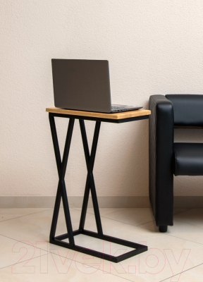 Приставной столик Stal-Massiv Cross