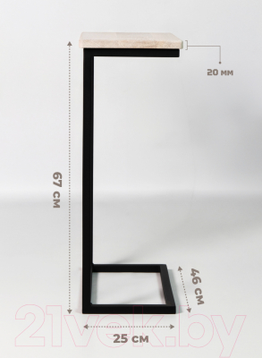 Приставной столик Stal-Massiv Goose