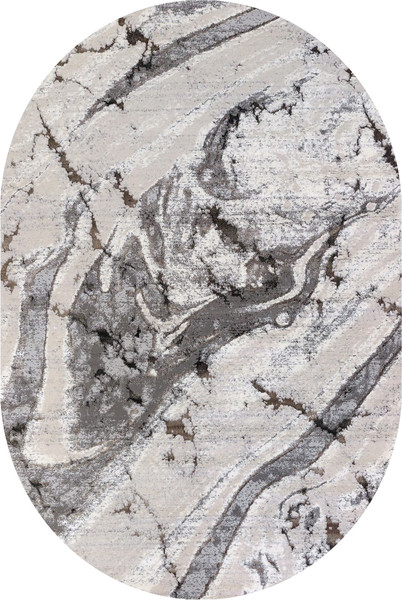 Ковер Bossan Rome B038A-VIZON-BEJ-OVAL - фото